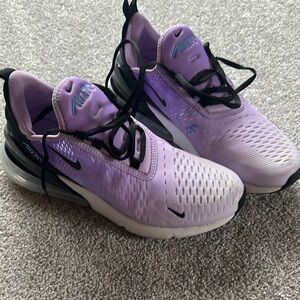 Nike Women's Lavender and Black Sneakers